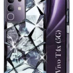 For Vivo T4X Back Cover Diamond Cut Case New