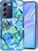For Vivo V27 Back Cover Diamond Cut Case New - Image 7