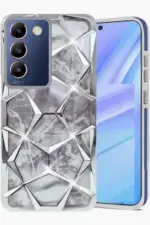 For Vivo V27 Back Cover Diamond Cut Case New - Image 6