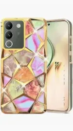 For Vivo V29 Back Cover Diamond Cut Case New