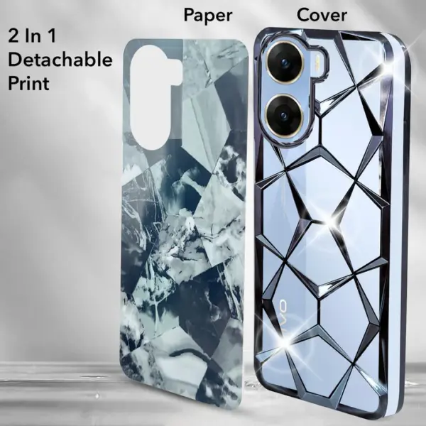 For Vivo V29E Back Cover Diamond Cut Case New - Image 14