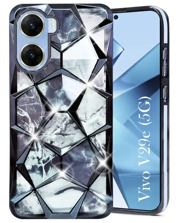 For Vivo V29E Back Cover Diamond Cut Case New - Image 15