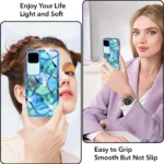 For Vivo V30 Back Cover Diamond Cut Case New - Image 10