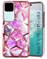 For Vivo V30 Back Cover Diamond Cut Case New - Image 8