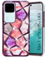 For Vivo V30 Back Cover Diamond Cut Case New - Image 5
