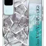 For Vivo V30 Back Cover Diamond Cut Case New