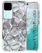 For Vivo V30 Back Cover Diamond Cut Case New