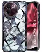 For Vivo V30E Back Cover Diamond Cut Case New
