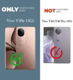 For Vivo V40E Back Cover Diamond Cut Case New - Image 12