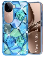 For Vivo V40E Back Cover Diamond Cut Case New - Image 9