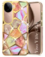 For Vivo V40E Back Cover Diamond Cut Case New