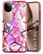 For Vivo V40E Back Cover Diamond Cut Case New - Image 8