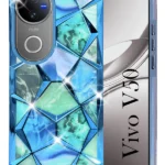 For Vivo V50 Back Cover Diamond Cut Case New