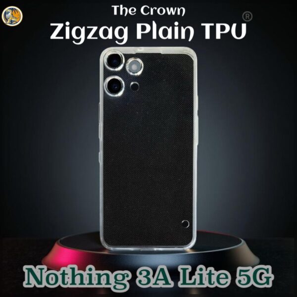 ZigZag Nothing 3A Lite Back Cover Transparent New - Image 3