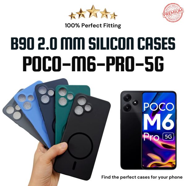 B90 For Redmi 12 Back Cover Poco M6 Pro 5G | Mi 12 5G | Mi 12 4G New - Image 10
