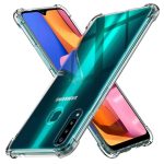 OO LALA JI  Flexible Shockproof Crystal Clear TPU Soft Back Cover Case with Cushioned Edges for Ultimate Protection Samsung Galaxy A20S - Transparent