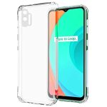 OO LALA JI For Realme C3 - Soft Silicone Shockproof Bumper Case Back Cover in Transparent [Air Cushion Technology] for realme c3-Transparent - Image 2