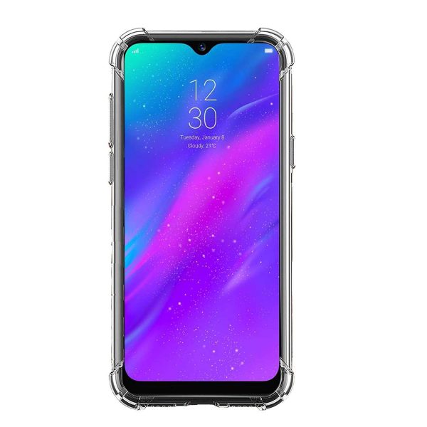OO LALA JI Oppo realme 3 pro Scratch Proof TPU 12D Transparent Bumper Cover (Corner Protection with Air Cushion Technology) - Transparent - Image 2