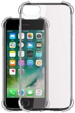 OO LALA JI Apple iPhone 8 Shockproof Bumper Back Cover in Transparent(Silicone & Rubber) - Transparent