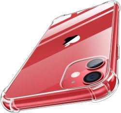 OO LALA JI Apple iPhone 11 Shockproof 12D Transparent Bumper Case Cover (Corner Protection with Air Cushion Technology) - Transparent