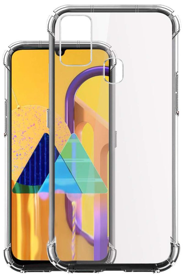 OO LALA JI Samsung Galaxy M30S - Silicone Soft & Flexible Back Phone Case For Samsung Galaxy M30S - Transparent - Image 2