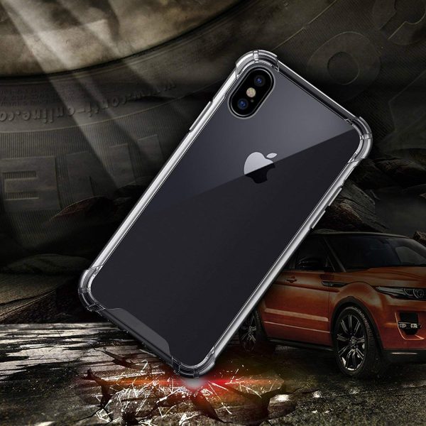 OO LALA JI iPhone Xs Anti-Radiation 12D Transparent Bumper Case Cover (Corner Protection with Air Cushion Technology) - Transparent - Image 2