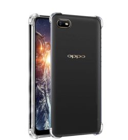 OO LALA JI Back Cover Case for Oppo A1k | Stylish Look Soft & Slim Back Case | Shockproof Back Case Covers for Realme C2 - Transparent