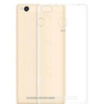 OO LALA JI Soft Rubber Transparent Back Cover For Redmi 4 - Transparent