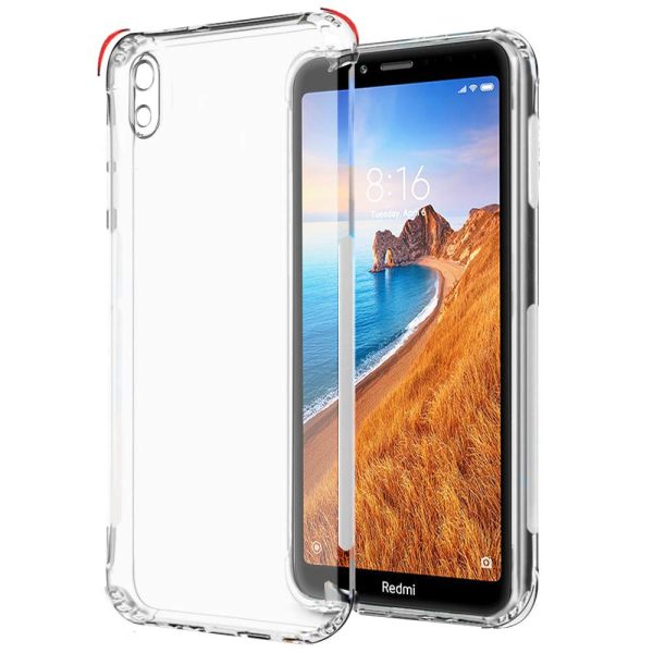 OO LALA JI Redmi 7a Shockproof Bumper Case Transparent Back Cover for Redmi 7a (soft & flexible back cover)- Transparent - Image 2