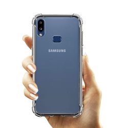 OO LALA JI Thermoplastic Polyurethane Shock Proof Crystal Clear Hybrid Soft Bumper Anti Scratch Back Cover s for Samsung M01s or Samsung A10s - Transparent