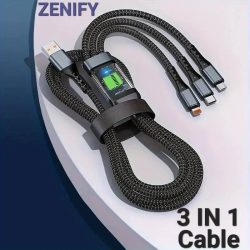 For 100W 3In1 Data Cable New 1 Pc