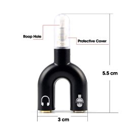 For U Splitter Audio & Mic New 1 Pc