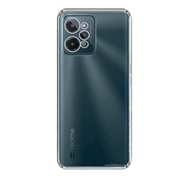 OO LALA JI For Realme C31 | Shockproof Flexible Protective TPU Bumper Back Case Cover for realme c31 - Transparent
