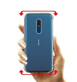 OO LALA JI Back Cover for Nokia C3 Case Cover [Protective + Anti Shockproof CASE] Back Cover Case - Transparent