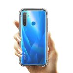 OO LALA JI For Realme Narzo 10 Bumper Shockproof Transparent Cover (Corner Protection with Air Cushion Technology)-Transparent