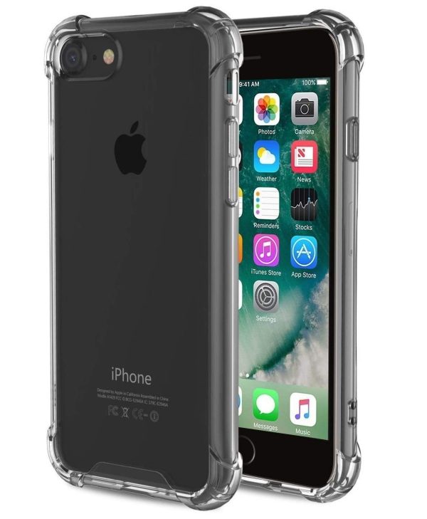 OO LALA JI  Apple iPhone 6 | Apple iPhone 6s Bumper Shockproof 12D Transparent Cover (Corner Protection with Cushion Technology) - Transparent - Image 2
