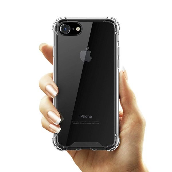 OO LALA JI iPhone 7 / iPhone 8 / iPhone SE 2020 Bumper Case Shockproof Transparent Cover - Transparent - Image 3