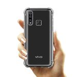 OO LALA JI Vivo Z1 Pro/Vivo Z5x | Shockproof Flexible Protective TPU Bumper Back Case Cover for Vivo Z1 Pro/Vivo Z5x - Transparent - Image 3