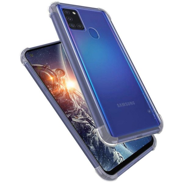 OO LALA JI Bumper Transparent Back Cover Case for Samsung A21s | Stylish Look Soft & Slim Back Case | Shockproof Back Case Covers for Samsung Galaxy A21s - Transparent- - Image 3