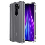 OO LALA JI Mi Redmi Note 8 Pro Soft Back Bumper Corners Cover 12D Transparent (Corner Protection with Air Cushion Technology)- Transparent - Image 3