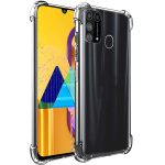 OO LALA JI Samsung Galaxy M31 Silicone Shockproof 7D Bumper Back Cover  - Transparent - Image 3