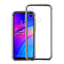 OO LALA JI For Xiaomi Redmi Note 7 Bumper Shockproof Transparent Cover (Corner Protection with Air Cushion Technology)-Transparent