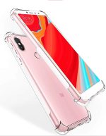 OO LALA JI Redmi 6 Pro Anti-Shock Bumper Corners Soft Back Case Full Protection 12D Transparent Cover (Corner Protection with Air Cushion Technology) - Transparent - Image 2