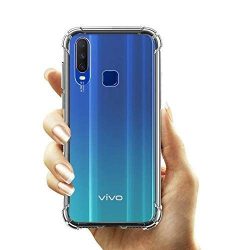 OO LALA JI Vivo Y11 / Vivo Y12 / Vivo Y15 / Vivo Y17 | Shockproof Flexible Protective TPU Bumper Back Case Cover for vivo y11 / vivo y12 / vivo y15 / vivo y17 - Transparent