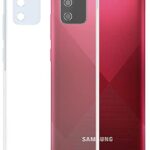 OO LALA JI For Samsung Galaxy A03s - Soft Silicone Shockproof Bumper Case Back Cover in Transparent [Air Cushion Technology] for Samsung gallaxy a03s-Transparent
