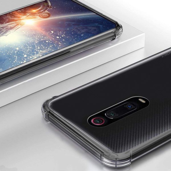 OO LALA JI Back Cover for Xiaomi Redmi K20 - Transparent | Cushioned Edges | Flexible Clear Case - Transparent - Image 3