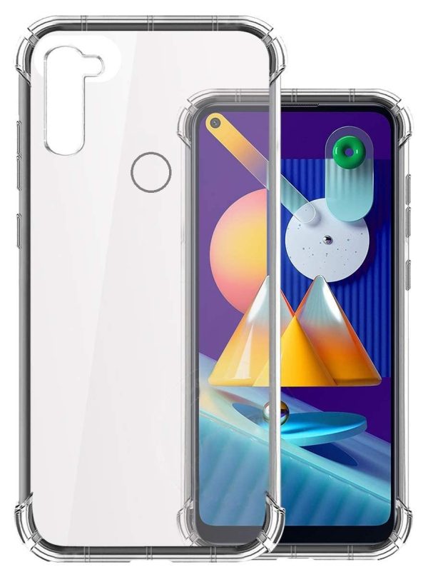 OO LALA JI For Realme Narzo 10 Bumper Shockproof Transparent Cover (Corner Protection with Air Cushion Technology)-Transparent - Image 4