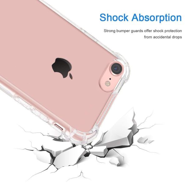 OO LALA JI iPhone 7 / iPhone 8 / iPhone SE 2020 Bumper Case Shockproof Transparent Cover - Transparent - Image 4