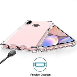 OO LALA JI Samsung Galaxy A10s - Soft Case Back Cover in Transparent(Rubber & Silicone)- Transparent