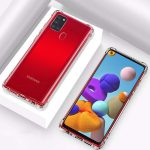 OO LALA JI Bumper Transparent Back Cover Case for Samsung A21s | Stylish Look Soft & Slim Back Case | Shockproof Back Case Covers for Samsung Galaxy A21s - Transparent- - Image 4